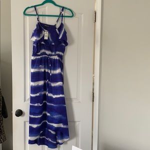 New Express Blue print Dress
